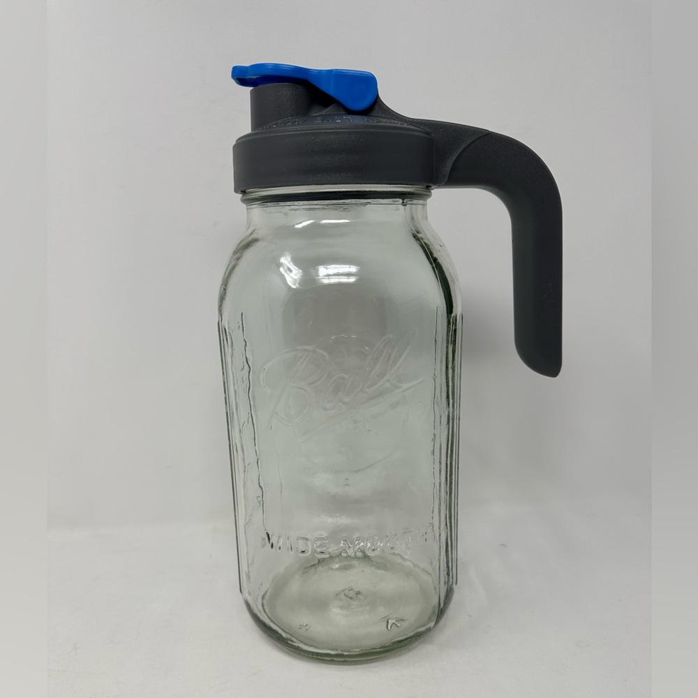 Vintage Ball Wide Mouth Jar Pop Top 6 Cup Pitcher A4